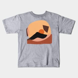 Abstract Mountain Pug Kids T-Shirt